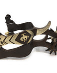 AJ Tack Men's Bucking Bronc Engraved Spurs