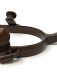 AJ Tack Youth Antique Brown Steer Head Spurs