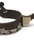 AJ Tack Men's Antique Brown Team Roping Spurs