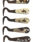 AJ Tack Antique Brown Steel Hoof Pick