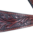 Western Horse Headstall Tack Bridle American Leather Hand Carved Hilason
