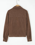 Catherine Lapel Collar Corduroy Jacket