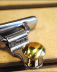 Hilason Stainless Steel Ladies Roping Spurs With 10 Points Solid Brass Rowel