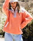 Ruth Half Zipper Sherpa Sweatshirt
