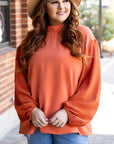 June Swiss Dot Balloon Sleeve Loose Blouse