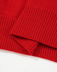Merry Snowflake Turtleneck Christmas Sweater