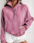 Fleece Lined Zip-Up Sweatshirt