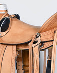 Western Horse Wade Saddle American Leather Ranch Roping Tan