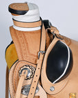 Western Horse Wade Saddle American Leather Ranch Roping Tan