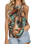 Country Music Collage Western Tank Top