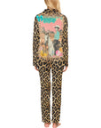 Baha Ranch Retro Pop Western Leopard Pajamas Set