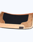Hilason Western Wool Felt Horse Saddle Pad W/ Leather Along Boder