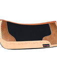 Hilason Western Wool Felt Horse Saddle Pad W/ Leather Along Boder
