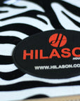 Hilason Western Wool Felt Horse Saddle Pad Zebra Print Leather