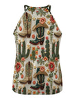 Cactus Boots Tank Top