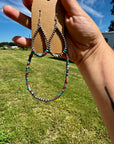 Teardrop Earrings – Sterling Silver Pearl & Sea Sediment