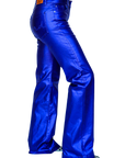 SIGNATURE TROUSERS - ROYAL BLUE METALLIC