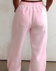 Solid Drawstring Waist Jogger Pants