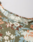 Floral Mesh Long Sleeve Top