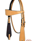 HILASON Western Horse Headstall Breast Collar Set Tack Genuine American Leather