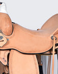 Western Horse Saddle American Leather Ranch Roping Trail Hilason Tan