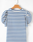 America Graphic Puff Sleeve Top