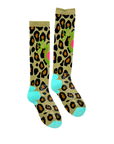 Lucky Leopard Diva Performance Socks