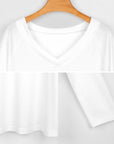 Baha Ranch Retro Pop Western Collage Long Sleeve Top