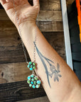 Mix turquoise necklace lariat