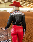 SADDLE UP SATIN PERFORMANCE RODEO SHIRT
