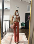 SALE The Everly Pant in Peach
