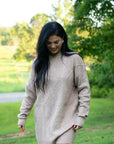 Aura Cable Knit Sweater Dress