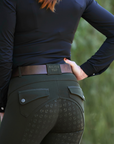 Kimberly Full Seat Breeches - Army Green