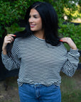 Elouise Stripe Long Sleeve Top