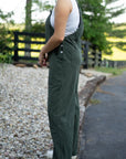 Reya Pocketed Loose Fit Corduroy Overall