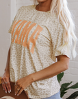 MAMA Leopard Short Sleeve Tee