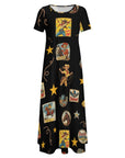 Vintage Cowgirl Collage Western Dress