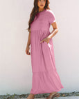Nala T-shirt High Waist Pocketed Long Dress