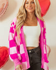 Brynlee Checkered Cardigan