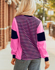 Haven Stripe Loose Fit Long Sleeve Top