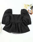 Adelina Square Neck Puff Sleeve Blouse