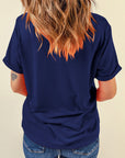 Plain Crew Neck Tee