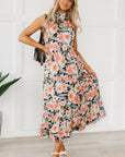 Clementine Floral Print Ruffled Maxi Dress