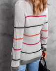 Stripe Ribbed Knit Sweater