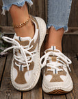 Abigail Lace Up Breathable Sneakers