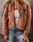 Athena Open Front Cropped Cardigan