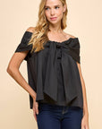 Off The Shoulder Bow Top