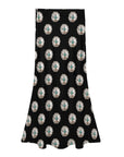 Turquoise Silver Concho Maxi Skirt