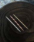 3-Pack Mixed Metal Cowboy Toothpick Set