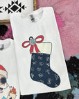 Cattle Brand Stocking TEE or CREWNECK